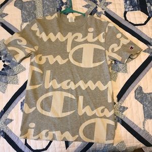 Champion Big Script Heritage T-Shirt ‘Grey’